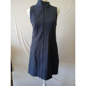 Title nine zip up dress tennis golf size medium navy athleisure mock neck